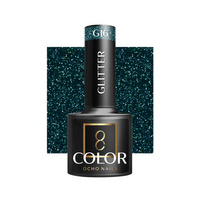 Ocho nails lakier hybrydowy glitter g16 -5 g