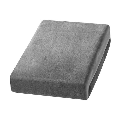 Grey velour sheet