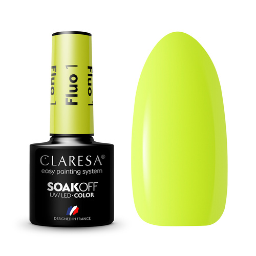 Claresa lakier hybrydowy fluo 1 -5g