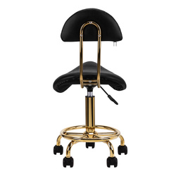 Cosmetic stool 6001-g gold-black