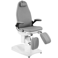 Podiatry chair electr. azzurro 709a 3 siln. gray