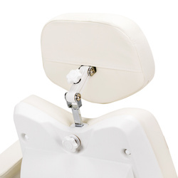 Electric swivel cosmetic chair azzurro 873 pedi white