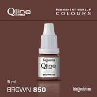 Permanent makeup pigment Bioevolution Brown 850 Qline Pro 5ml