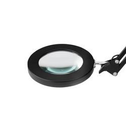 Led magnifier lamp glow 308 for tabletop black usb