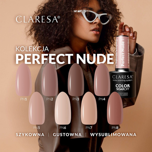 Claresa lakier hybrydowy perfect nude 7 -5g