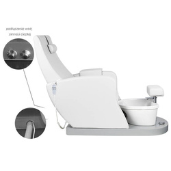 Pedicure spa chair azzurro 016b white