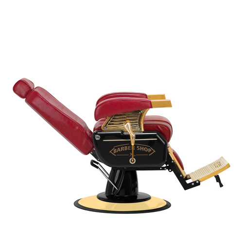 Hair system barber chair mt-91 gold red