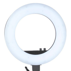 Lampa pierścieniowa ring light 18' 48w led czarna + statyw