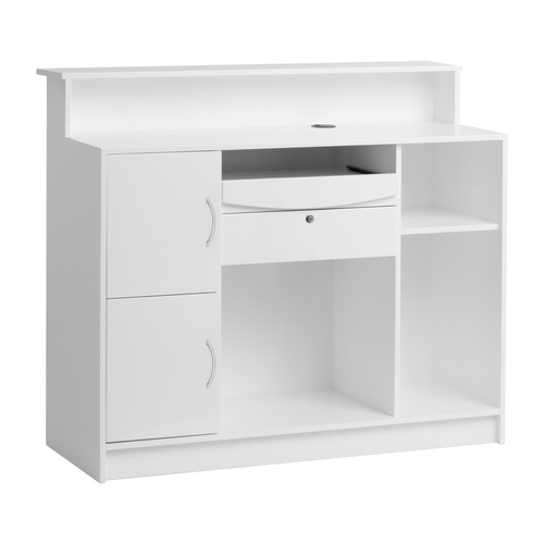 Gabbiano reception desk g26s white