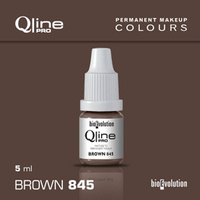 Permanent makeup pigment Bioevolution Brown 845 Qline Pro 5ml