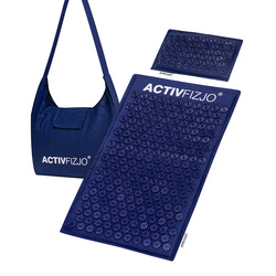 Acupressure mat activfizjo premium natural navy blue with cushion