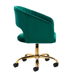 4rico swivel chair qs-of212g velvet green