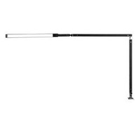 3 arm led desk lamp black