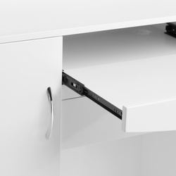 Gabbiano reception desk g26s white