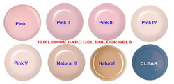 Żel budujący do paznokci ibd pink builder gel 14g pink led/uv