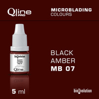 Pigment do microbladingu brwi Bioevolution Qline Pro Microblading Black Amber MB 07 5ml