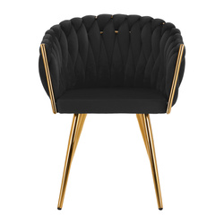 4rico chair qs-gw06g velvet black