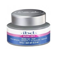 IBD Soak Off 14g builder clear gel transparent