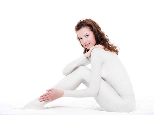 Suit for vacuum and vacuum massage white size l