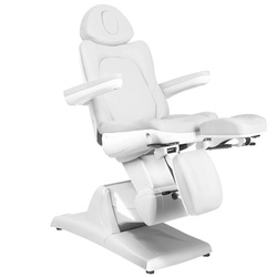 Electr. cosmetic chair azzurro 870s pedi 3 siln. white