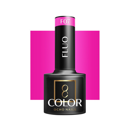 Ocho nails lakier hybrydowy fluo f07 -5 g