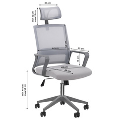 Office chair qs-05 gray