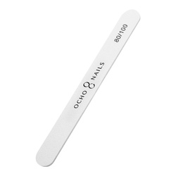 Ocho nails straight file 80/100 1 pc safe pack