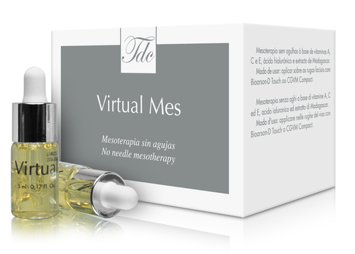 Lifting needle-free mesotherapy ampoules for the face VIRTUAL MES AMPOULES 6x5ml