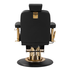 Gabbiano barber chair marcus gold black