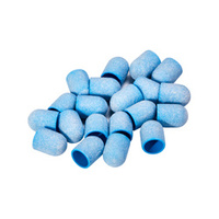 Exo blue med abrasive cap 10mm /150 20pcs med cap