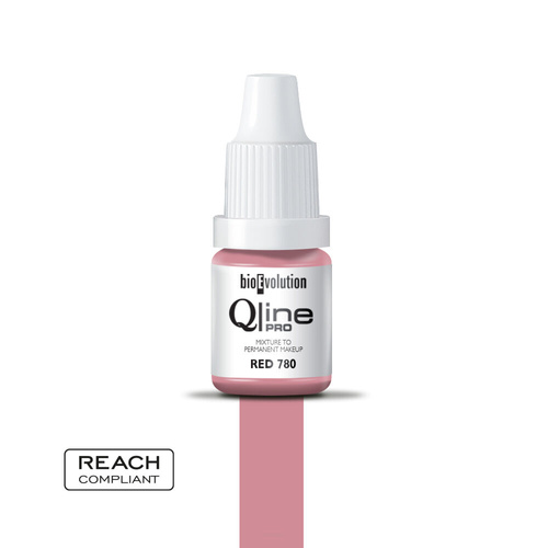 Permanent makeup pigment Bioevolution Red 780 Qline Pro 5ml 