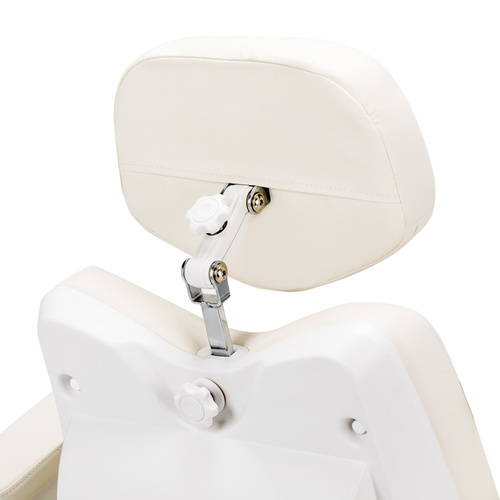 Electric swivel cosmetic chair azzurro 873 white