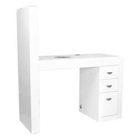 Cosmetic desk 310 white left