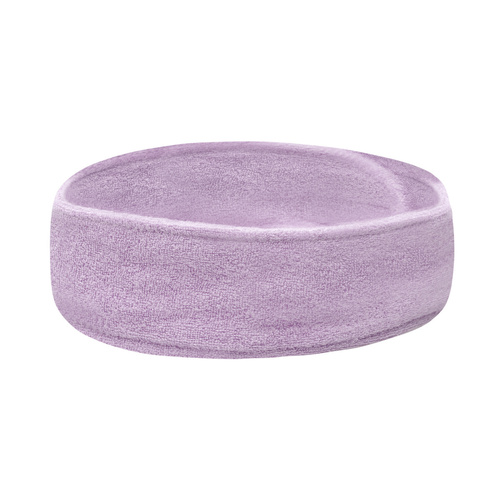 Terry cloth headband purple