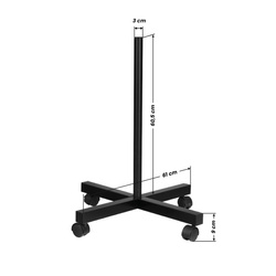 Magnifying lamp s4 + tripod black