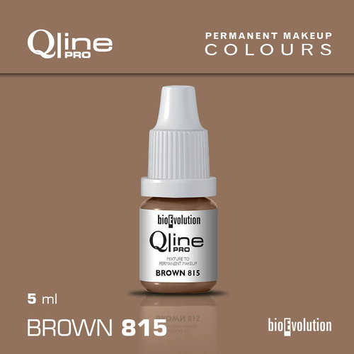 Permanent makeup pigment Bioevolution Brown 815 Qline Pro 5ml 