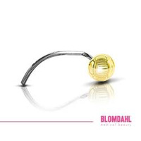 Ball 3 mm nose piercing SFJ Gold - pure medical titanium