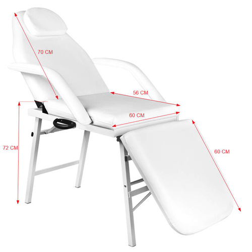 Cosmetic folding chair a 270 white