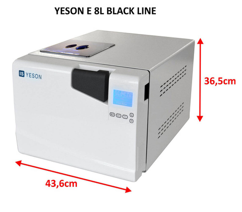 Autoklaw Yeson serii E-8L Black Line LCD