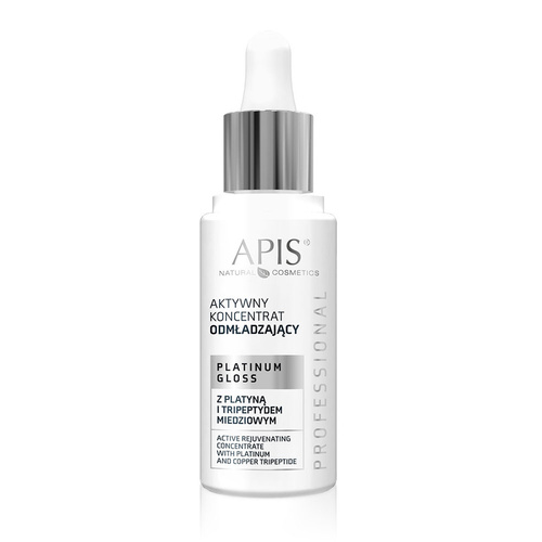 Apis platinum gloss active rejuvenating concentrate with platinum and copper tripeptide 30 ml