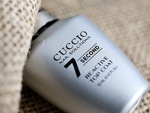 Cuccio 7 second Ultraszybki nabłyszczający Top coat do lakieru do paznokci 