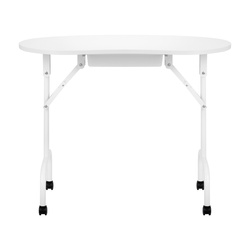 Folding desk 4031 white + bag