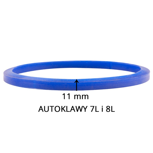 Woson silicone seal for 7 l and 8 l autoclaves blue 11 mm