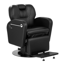 Electric barber chair gabbiano baron black