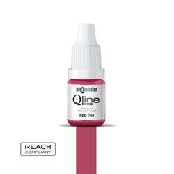 Permanent makeup pigment Bioevolution Red 740 Qline Pro 5ml 