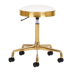 Cosmetic stool h7 gold white