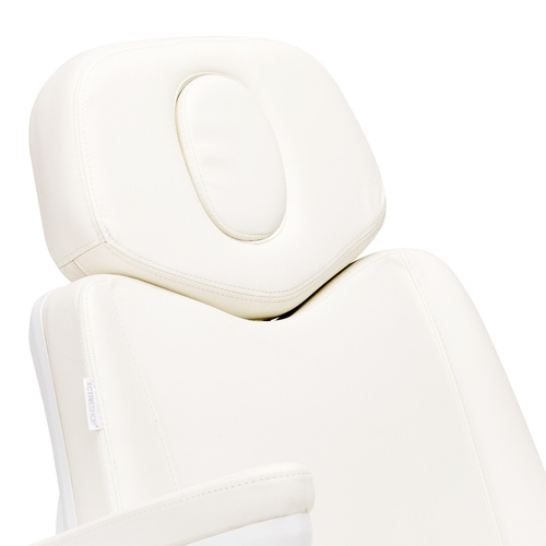 Electric swivel cosmetic chair azzurro 873 white