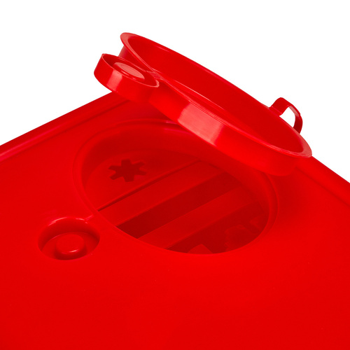 Medical waste container 5 l red