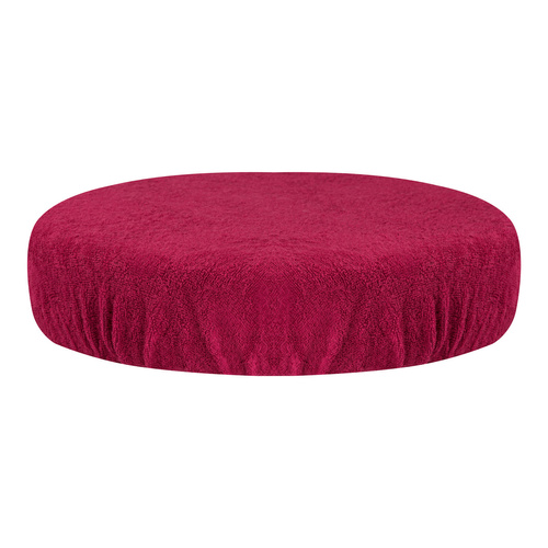 Terry cloth cover for stool fuchsia