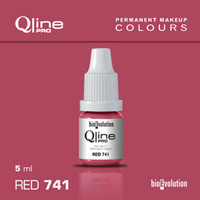 Pigment do makijażu permanentnego ust Bioevolution Red 741 Qline Pro 5ml